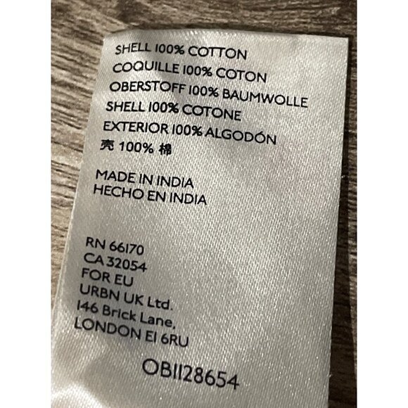 Free People WOMENS TROUSER RELAXED CASUAL SIZE S STRIPPED COTTON PANTS pockets - Picture 8 of 9